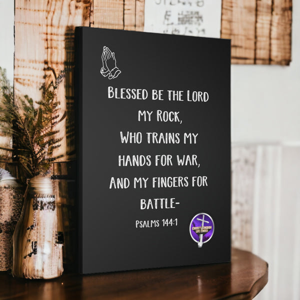 "Blessed Be The Lord" Custom Canvas Sign - Weave Got Gifts - Unique Gifts You Won’t Find Anywhere Else!