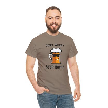 "Don't Worry, Beer Happy" T-Shirt - Weave Got Gifts - Unique Gifts You Won’t Find Anywhere Else!