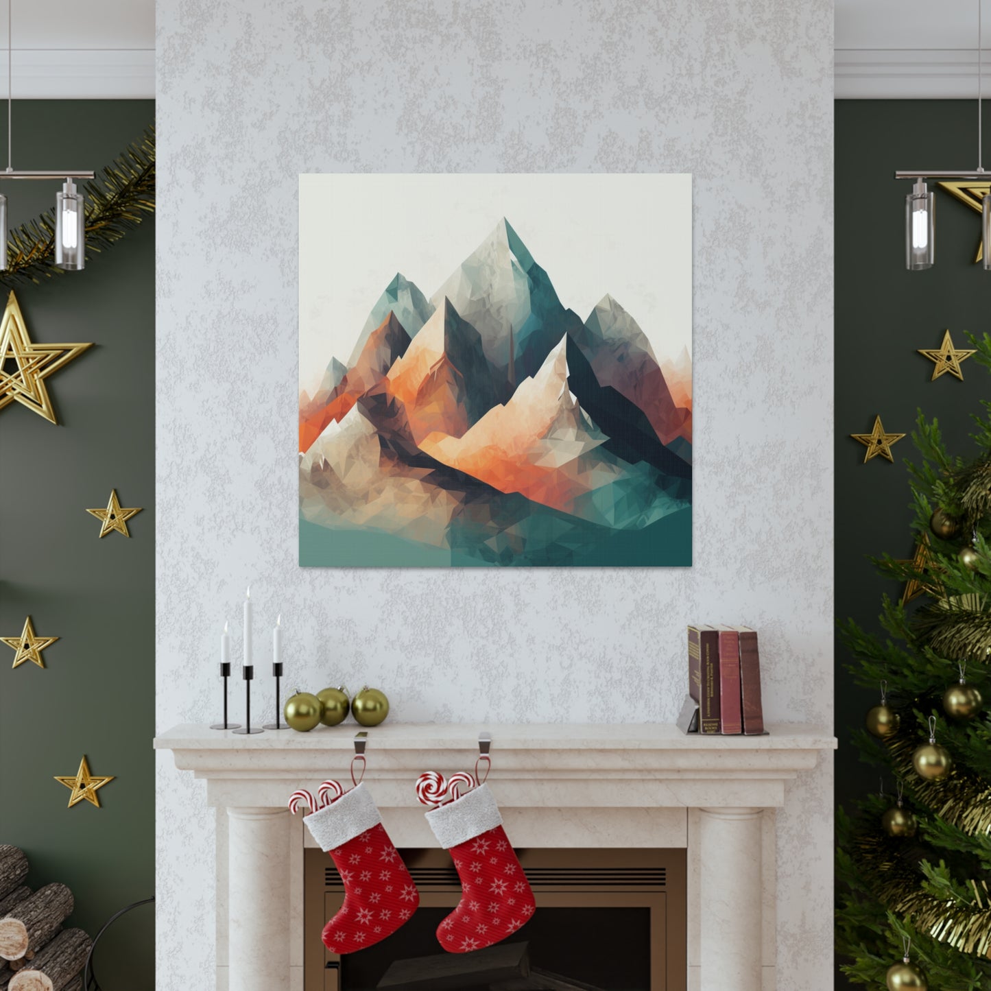 "Modern Boho Mountains" Wall Art - Weave Got Gifts - Unique Gifts You Won’t Find Anywhere Else!