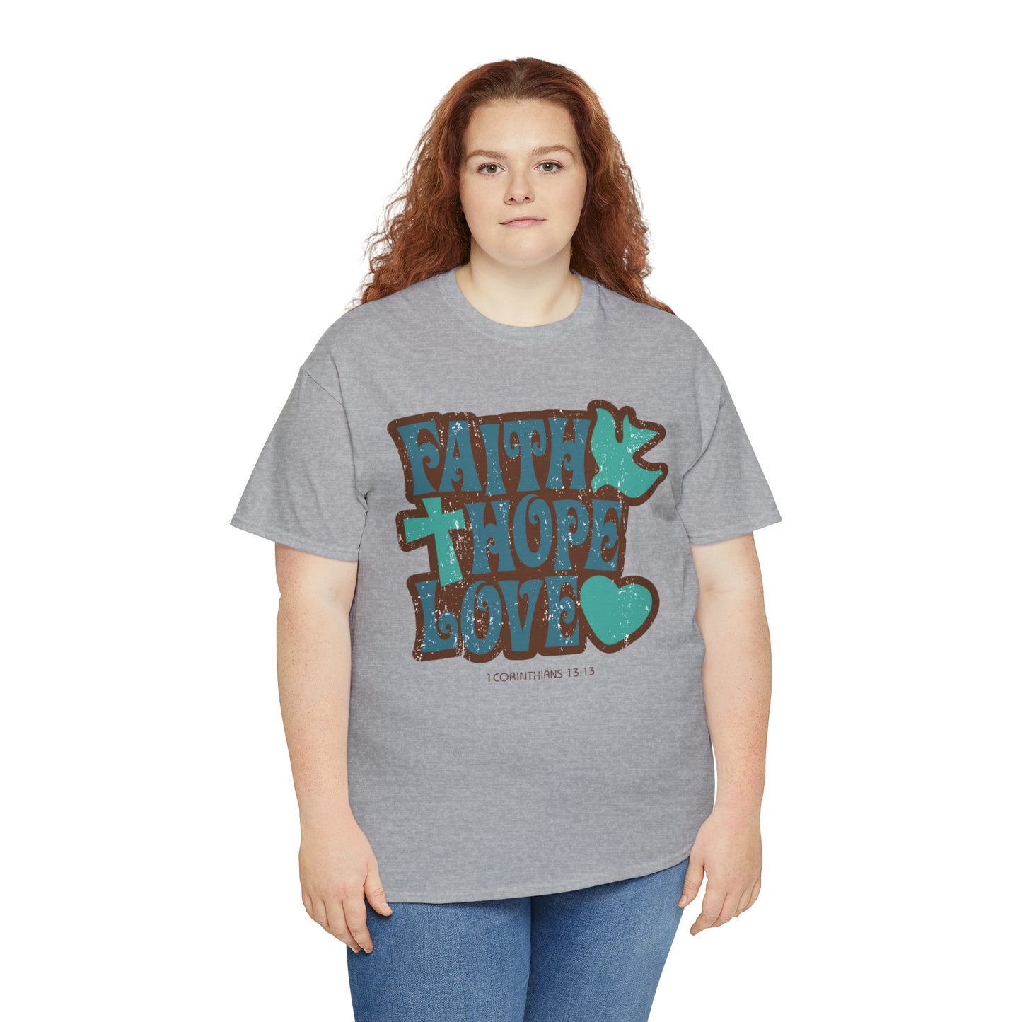 "Faith, Hope, Love" T-Shirt - Weave Got Gifts - Unique Gifts You Won’t Find Anywhere Else!