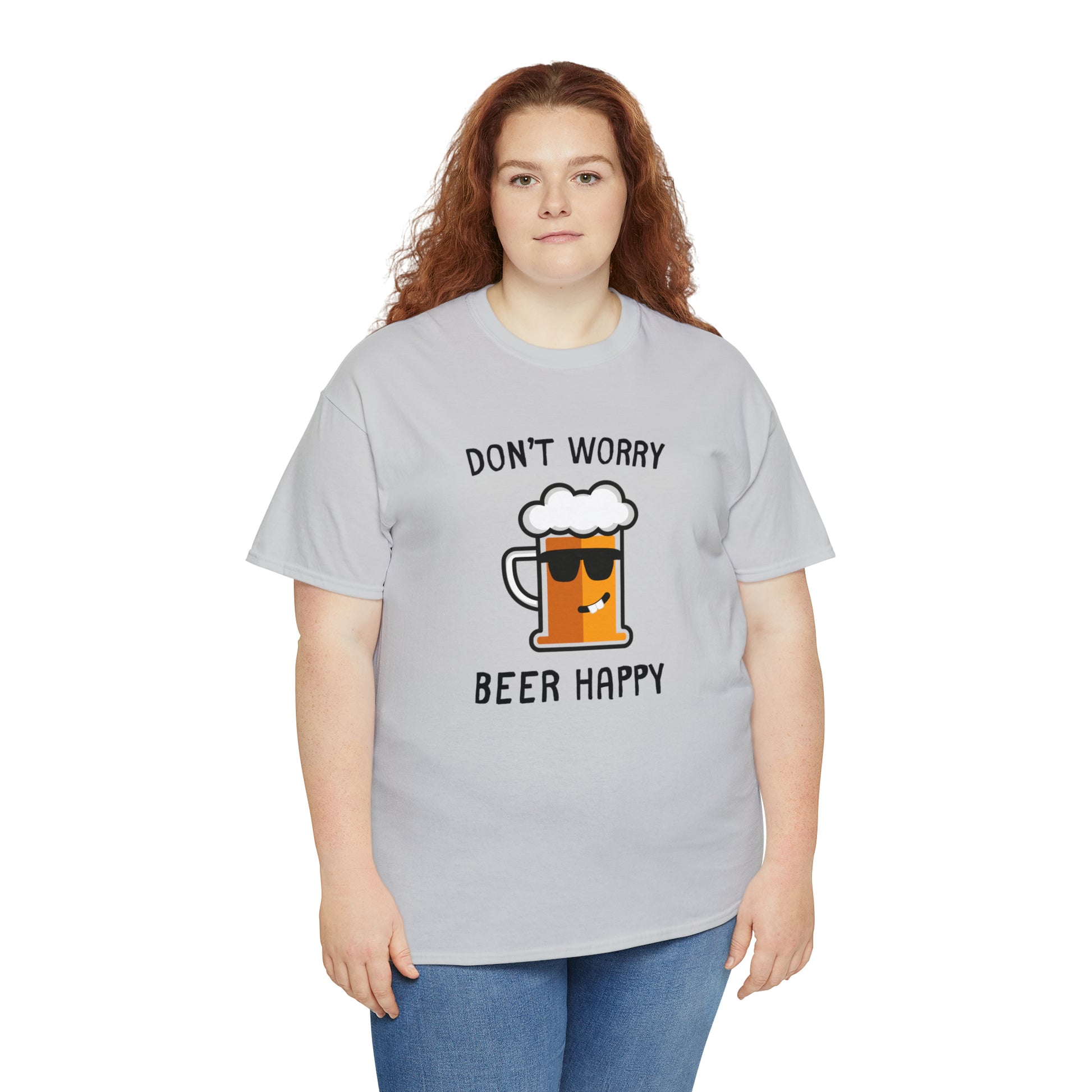 "Don't Worry, Beer Happy" T-Shirt - Weave Got Gifts - Unique Gifts You Won’t Find Anywhere Else!