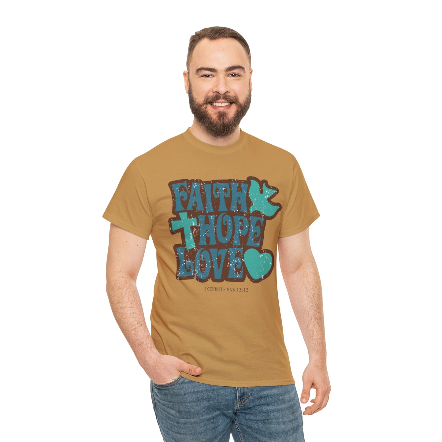 "Faith, Hope, Love" T-Shirt - Weave Got Gifts - Unique Gifts You Won’t Find Anywhere Else!