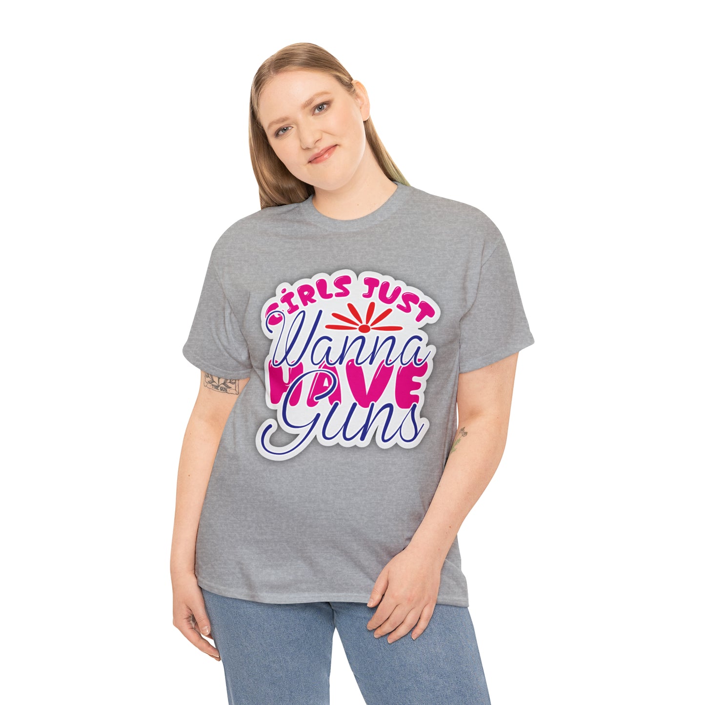 "Girl Just Wanna Have Guns" T-Shirt - Weave Got Gifts - Unique Gifts You Won’t Find Anywhere Else!