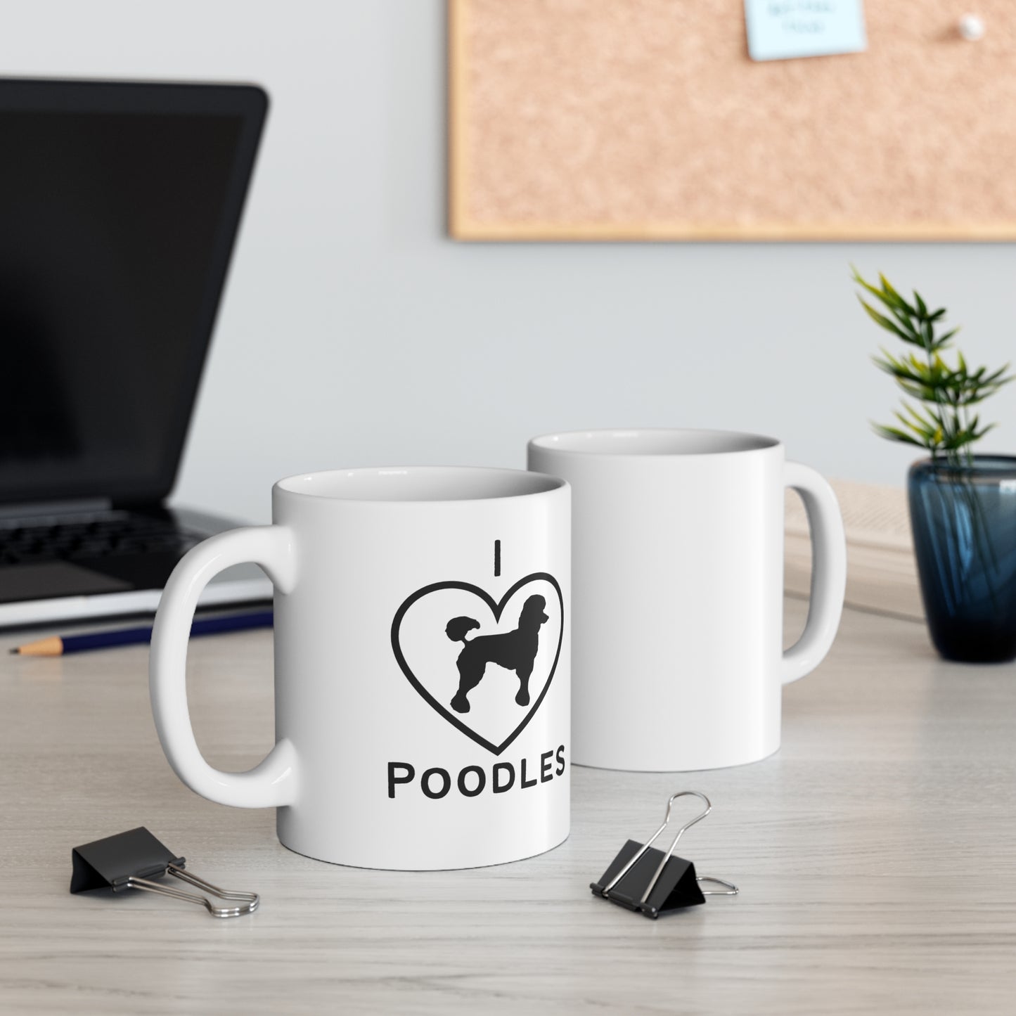 I Love Poodles coffee mug
