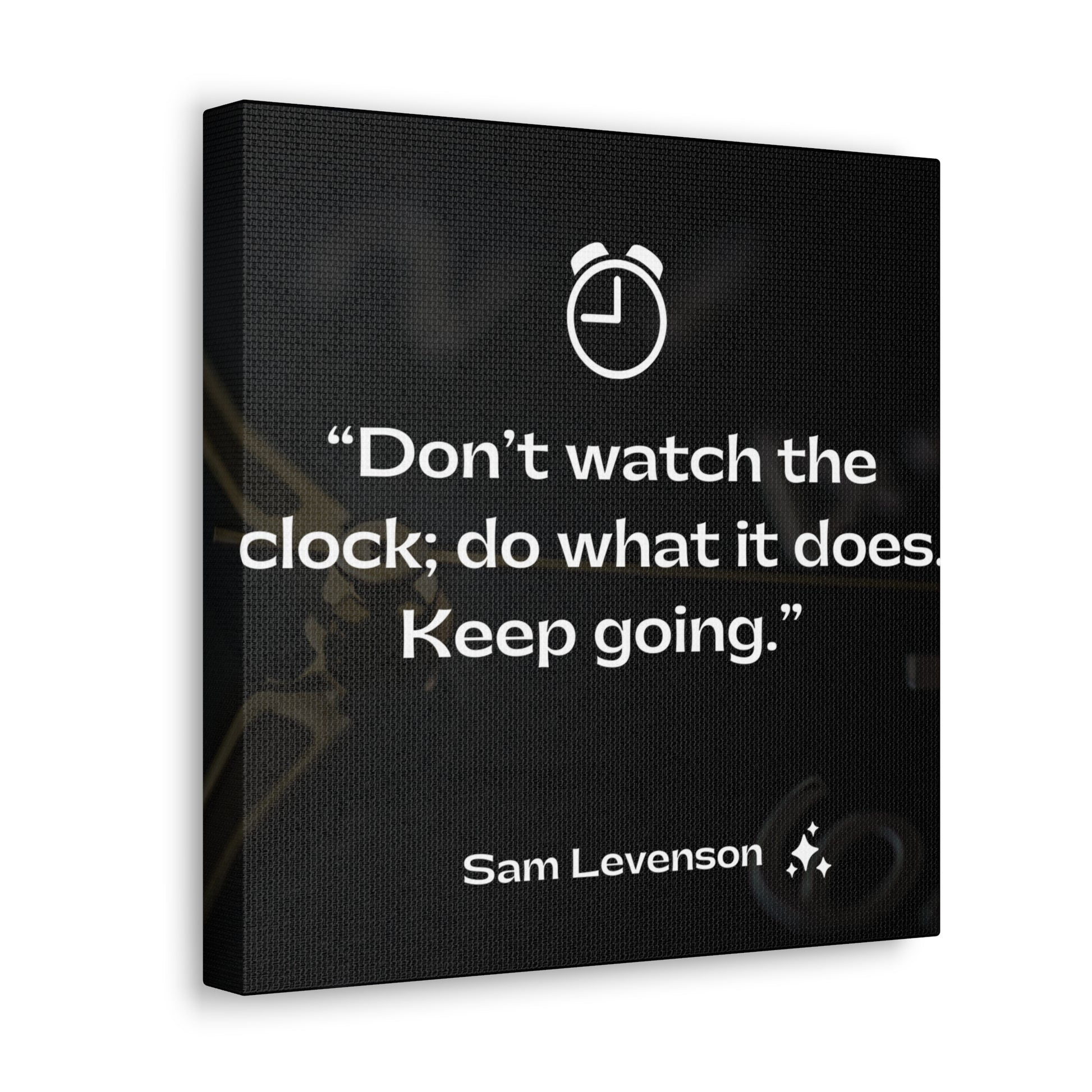 "Don't Watch The Clock, Keep Going" Wall Art - Weave Got Gifts - Unique Gifts You Won’t Find Anywhere Else!