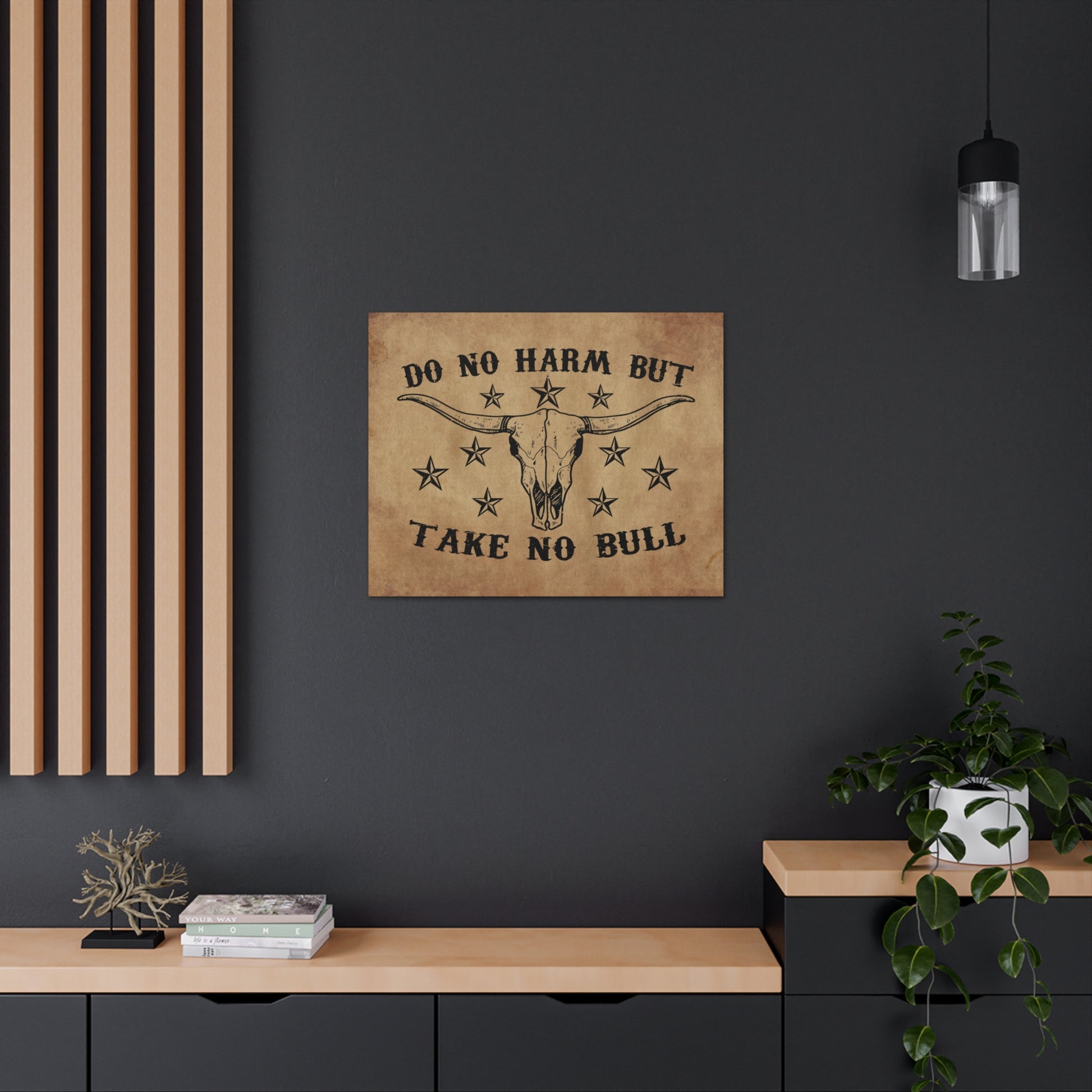 "Do No Harm But Take No Bull" Wall Art - Weave Got Gifts - Unique Gifts You Won’t Find Anywhere Else!