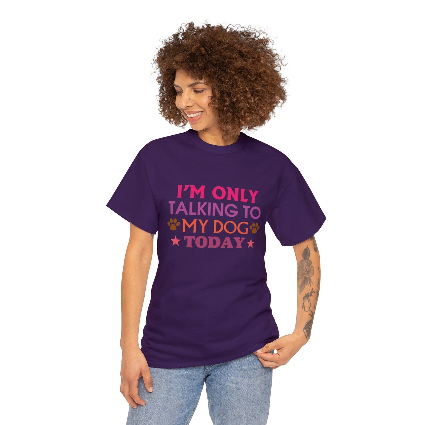 "Only Talking To My Dog" T-Shirt - Weave Got Gifts - Unique Gifts You Won’t Find Anywhere Else!