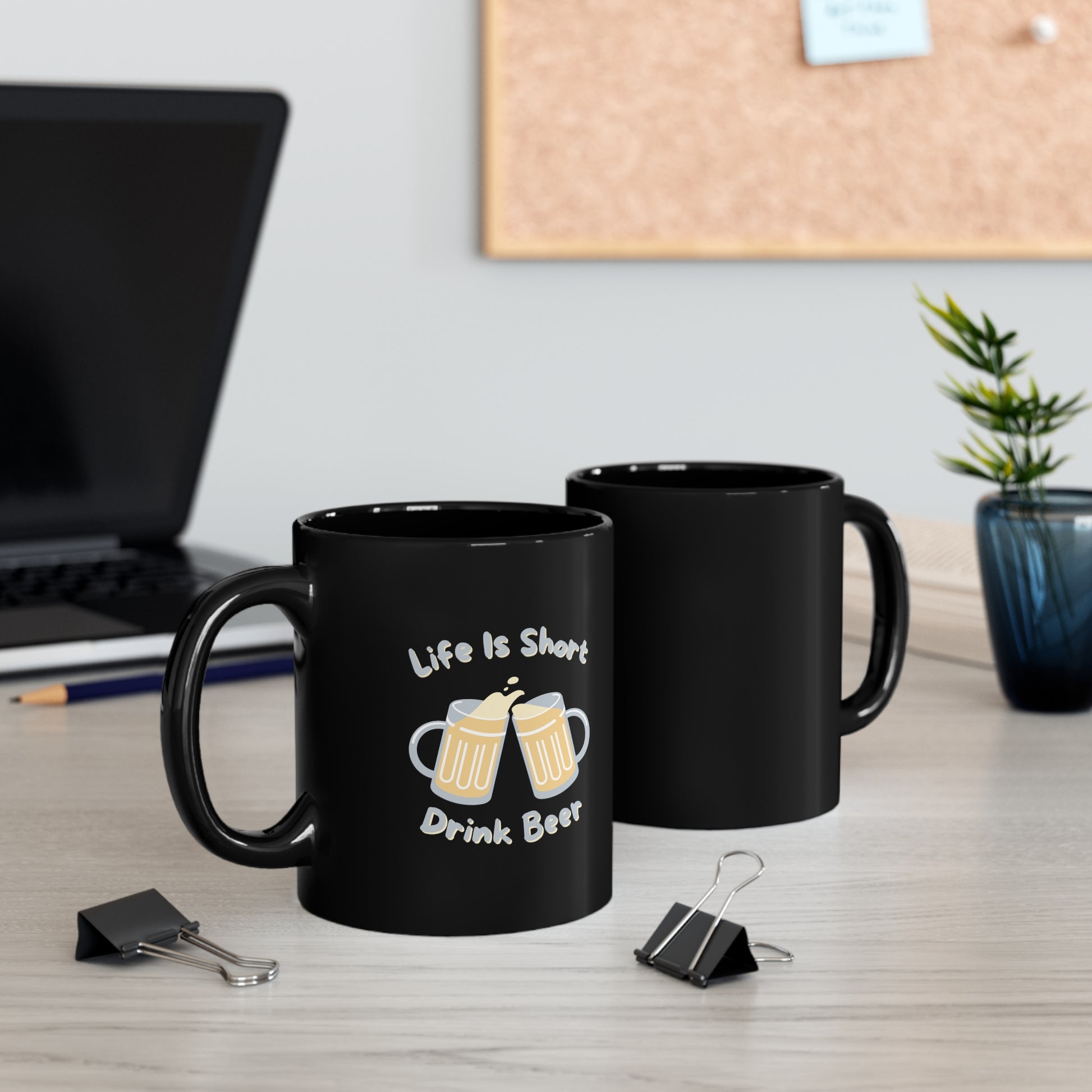 "Life Is Short, Drink Some Beer" Coffee Mug - Weave Got Gifts - Unique Gifts You Won’t Find Anywhere Else!