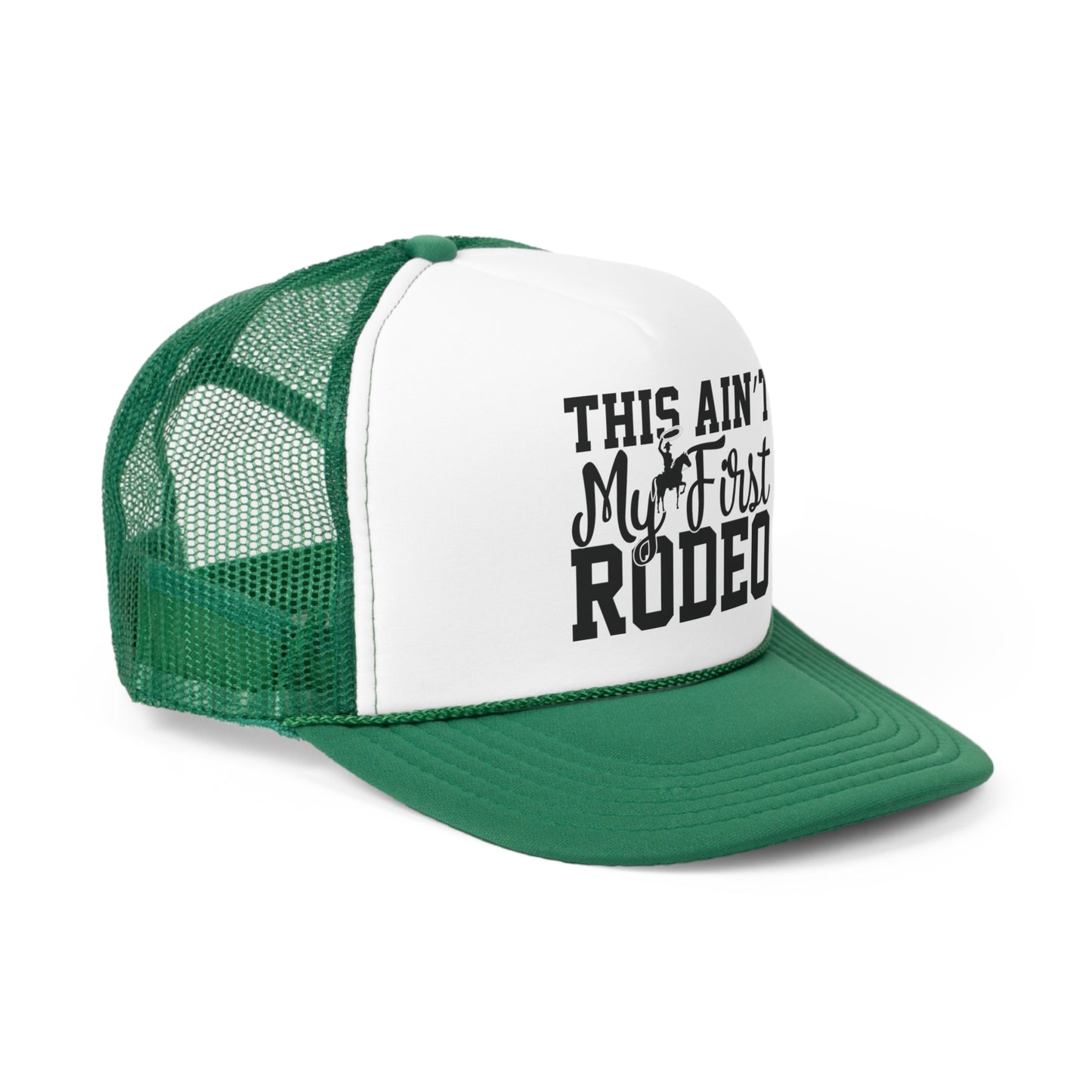 Classic country rodeo hat with breathable mesh back
