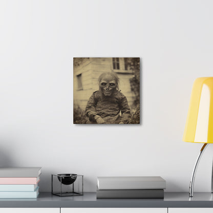 "Haunted Alien Skull" Wall Art - Weave Got Gifts - Unique Gifts You Won’t Find Anywhere Else!