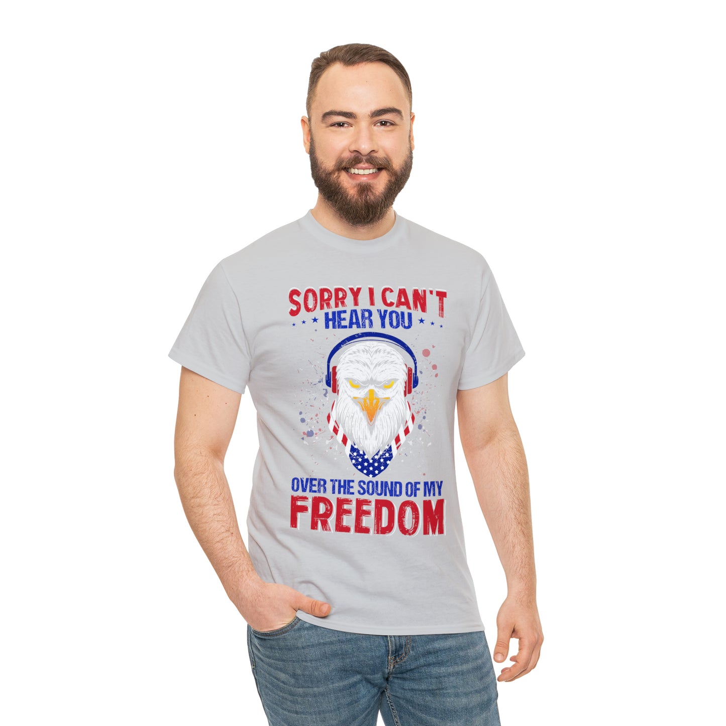 "Can't Hear You Over The Sound Of My Freedom" T-Shirt - Weave Got Gifts - Unique Gifts You Won’t Find Anywhere Else!