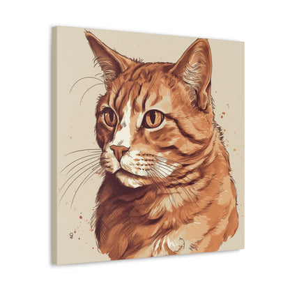 "Watercolor Cat Portrait" Wall Art - Weave Got Gifts - Unique Gifts You Won’t Find Anywhere Else!