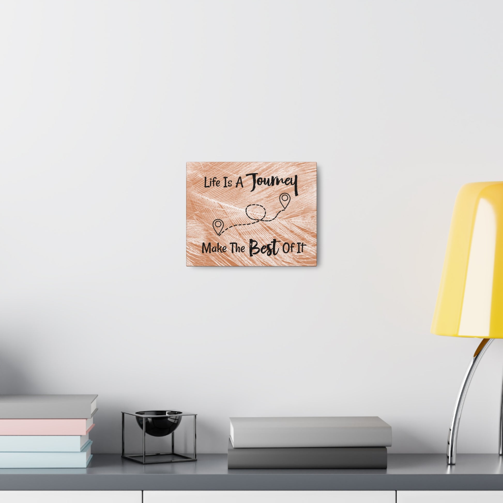 "Life Is A Journey, Make The Best Of It" Wall Art - Weave Got Gifts - Unique Gifts You Won’t Find Anywhere Else!