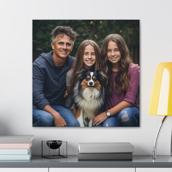 "Family Photo" Custom Wall Art - Weave Got Gifts - Unique Gifts You Won’t Find Anywhere Else!