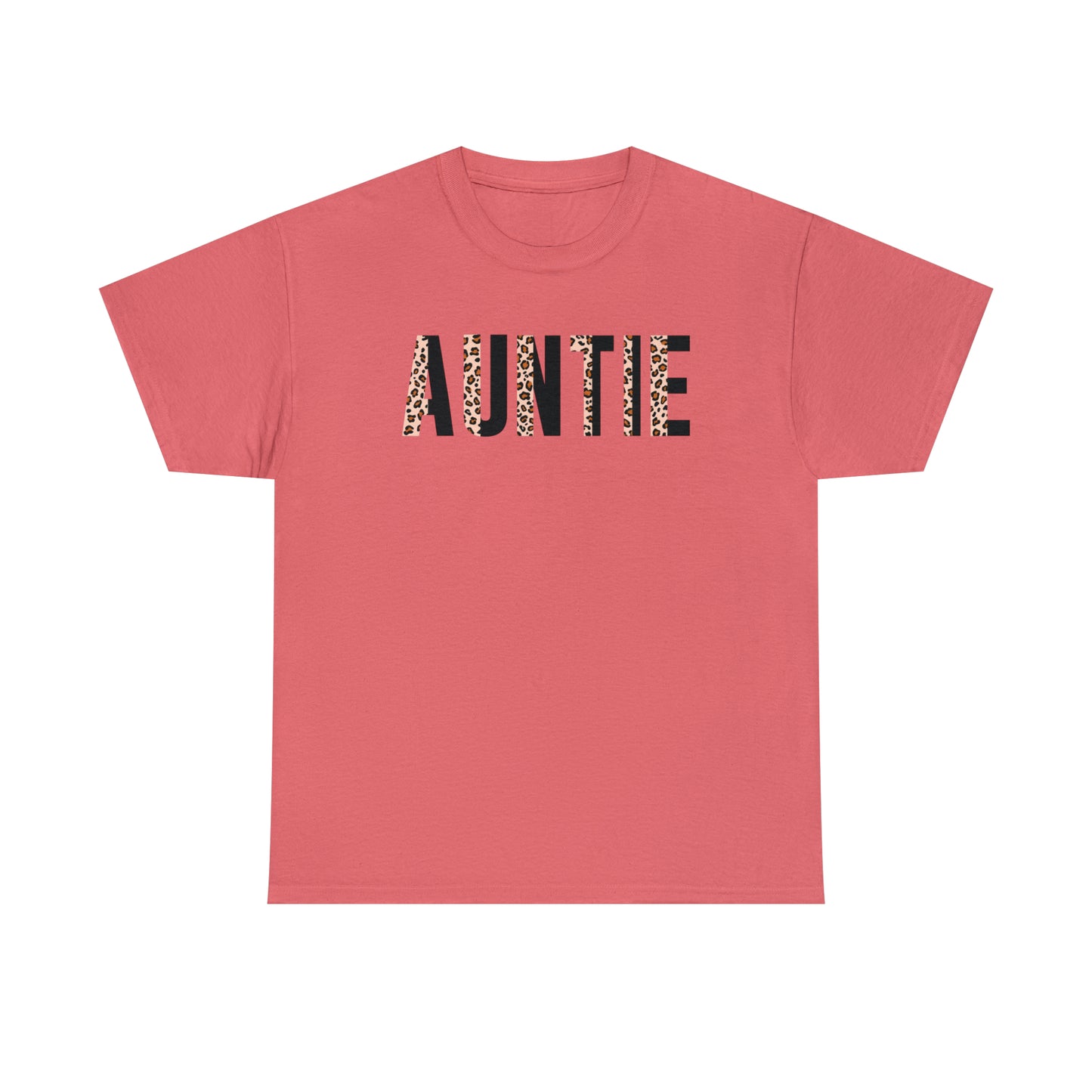 Cheetah print Auntie t-shirt for stylish aunts
