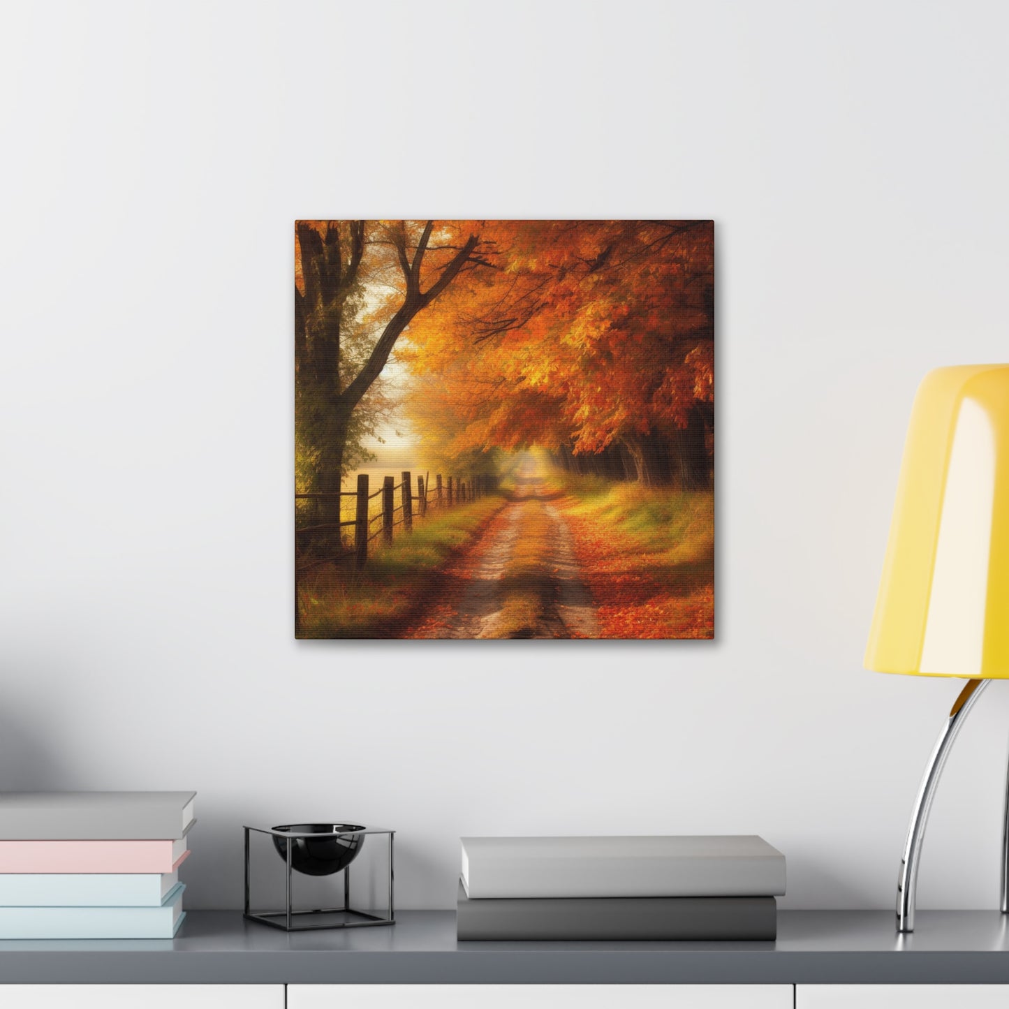 "Autumn Farm Road Journey" Wall Art - Weave Got Gifts - Unique Gifts You Won’t Find Anywhere Else!