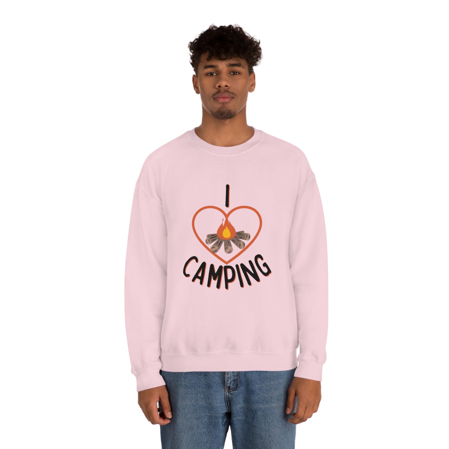 "I Love Camping" Crewneck Sweatshirt - Weave Got Gifts - Unique Gifts You Won’t Find Anywhere Else!