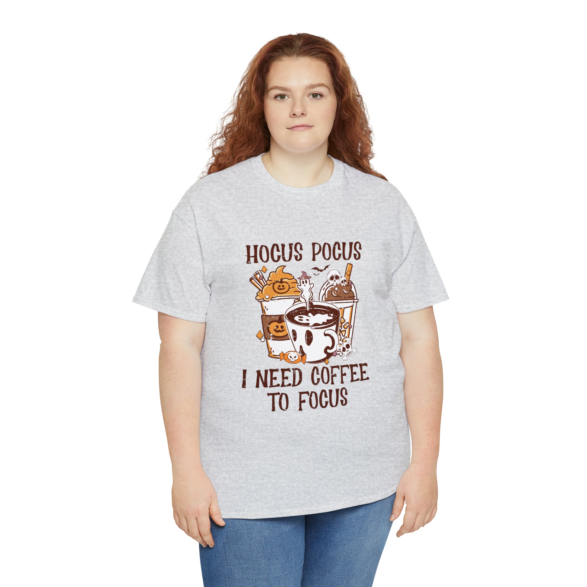 "Hocus Pocus, I Need Coffee To Focus" T-Shirt - Weave Got Gifts - Unique Gifts You Won’t Find Anywhere Else!