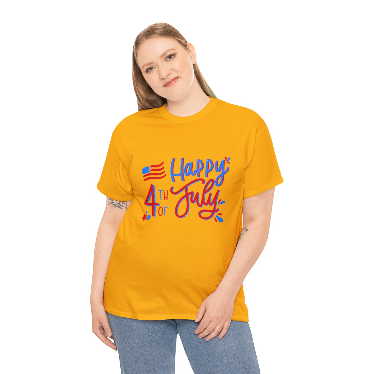 "Happy 4th Of July" T-Shirt - Weave Got Gifts - Unique Gifts You Won’t Find Anywhere Else!