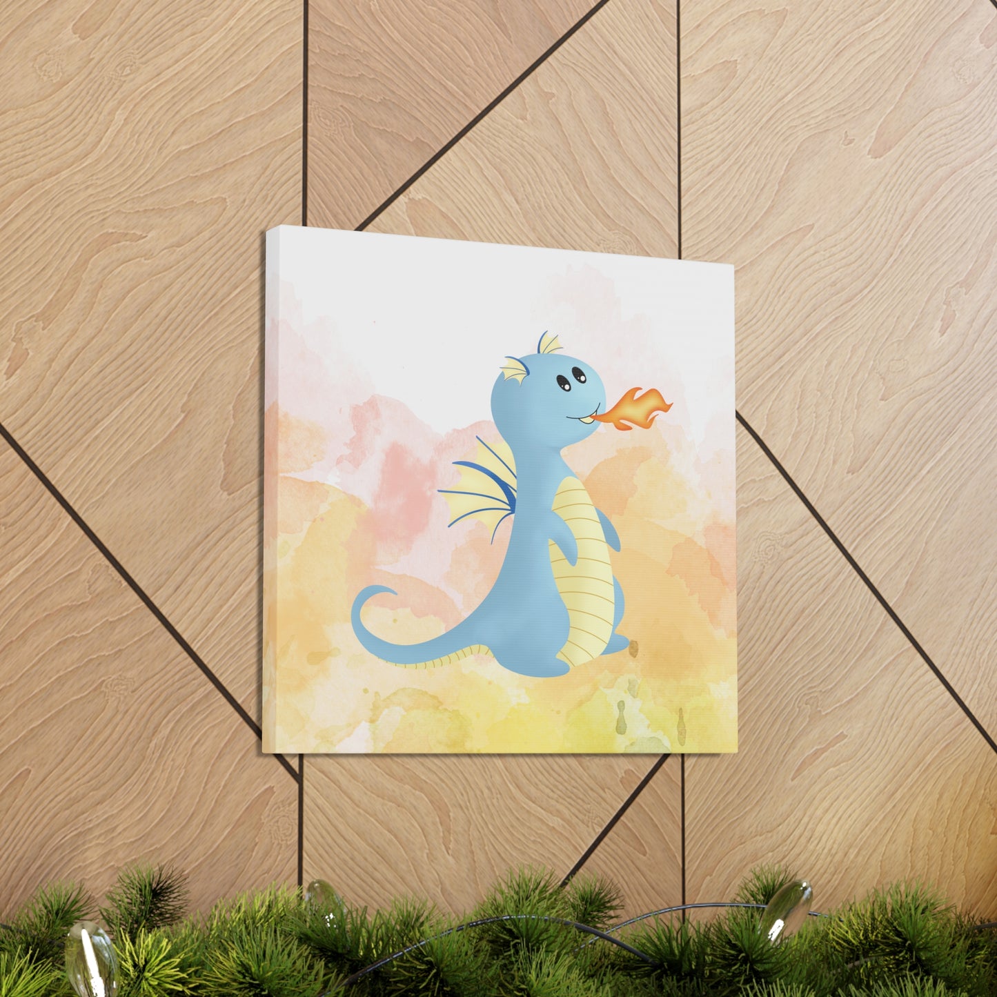 "Fire Dragon" Kids Wall Art - Weave Got Gifts - Unique Gifts You Won’t Find Anywhere Else!