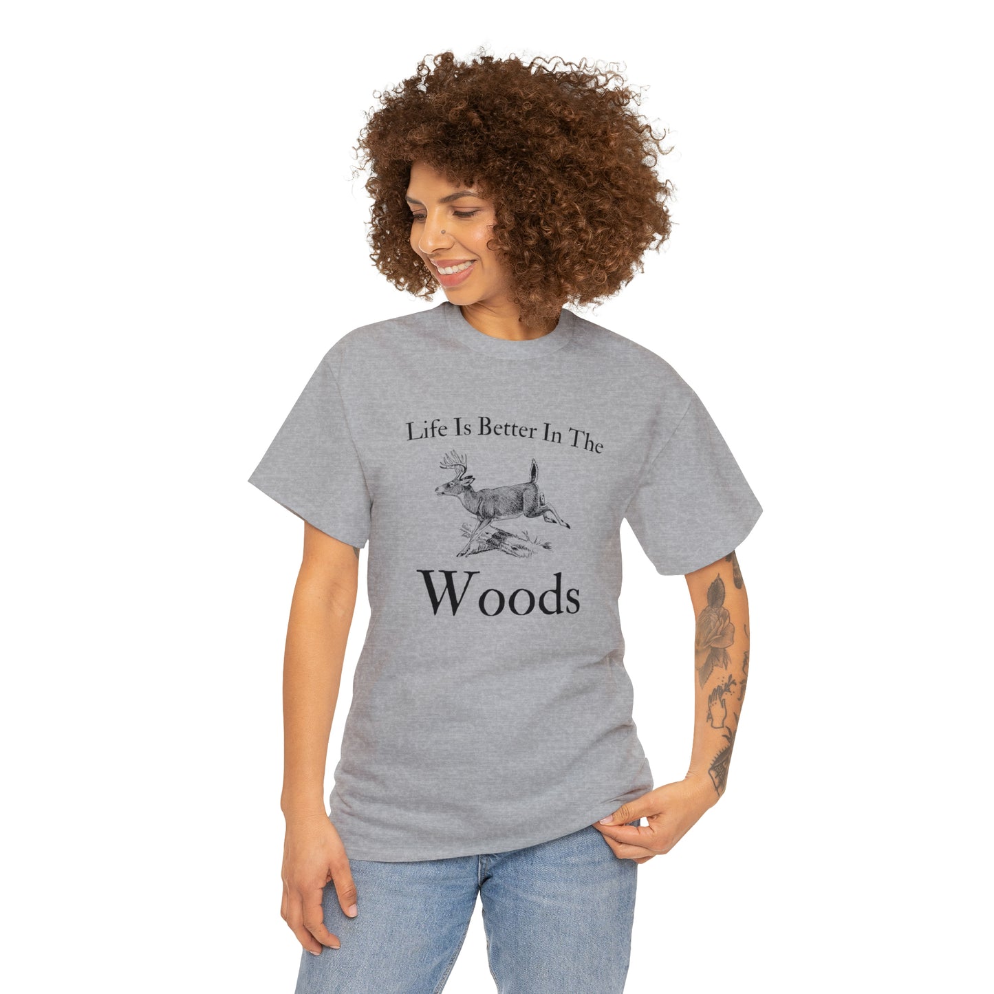 "Life Is Better In The Woods" T-Shirt - Weave Got Gifts - Unique Gifts You Won’t Find Anywhere Else!