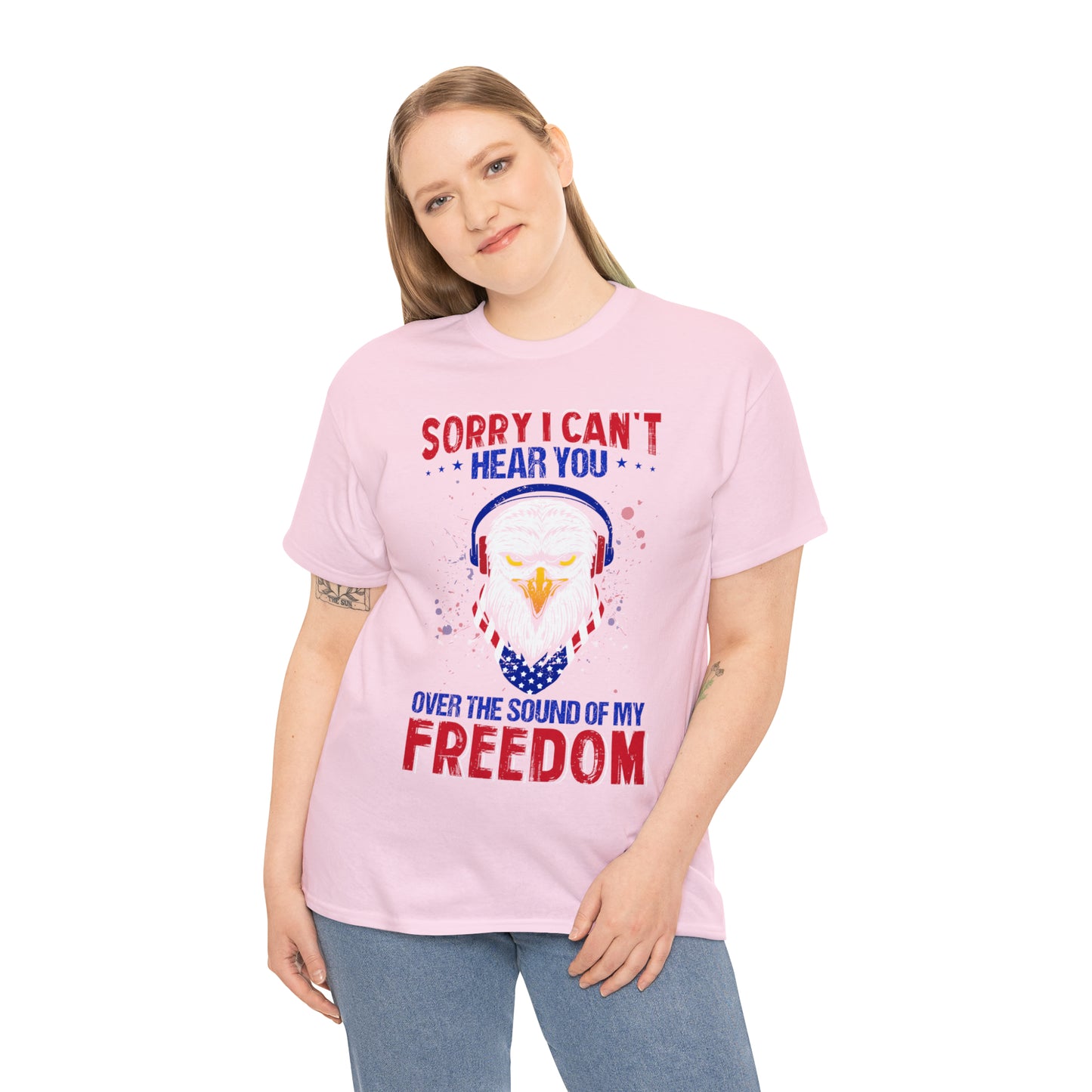 "Can't Hear You Over The Sound Of My Freedom" T-Shirt - Weave Got Gifts - Unique Gifts You Won’t Find Anywhere Else!