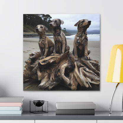 "Driftwood Dogs" Wall Art - Weave Got Gifts - Unique Gifts You Won’t Find Anywhere Else!