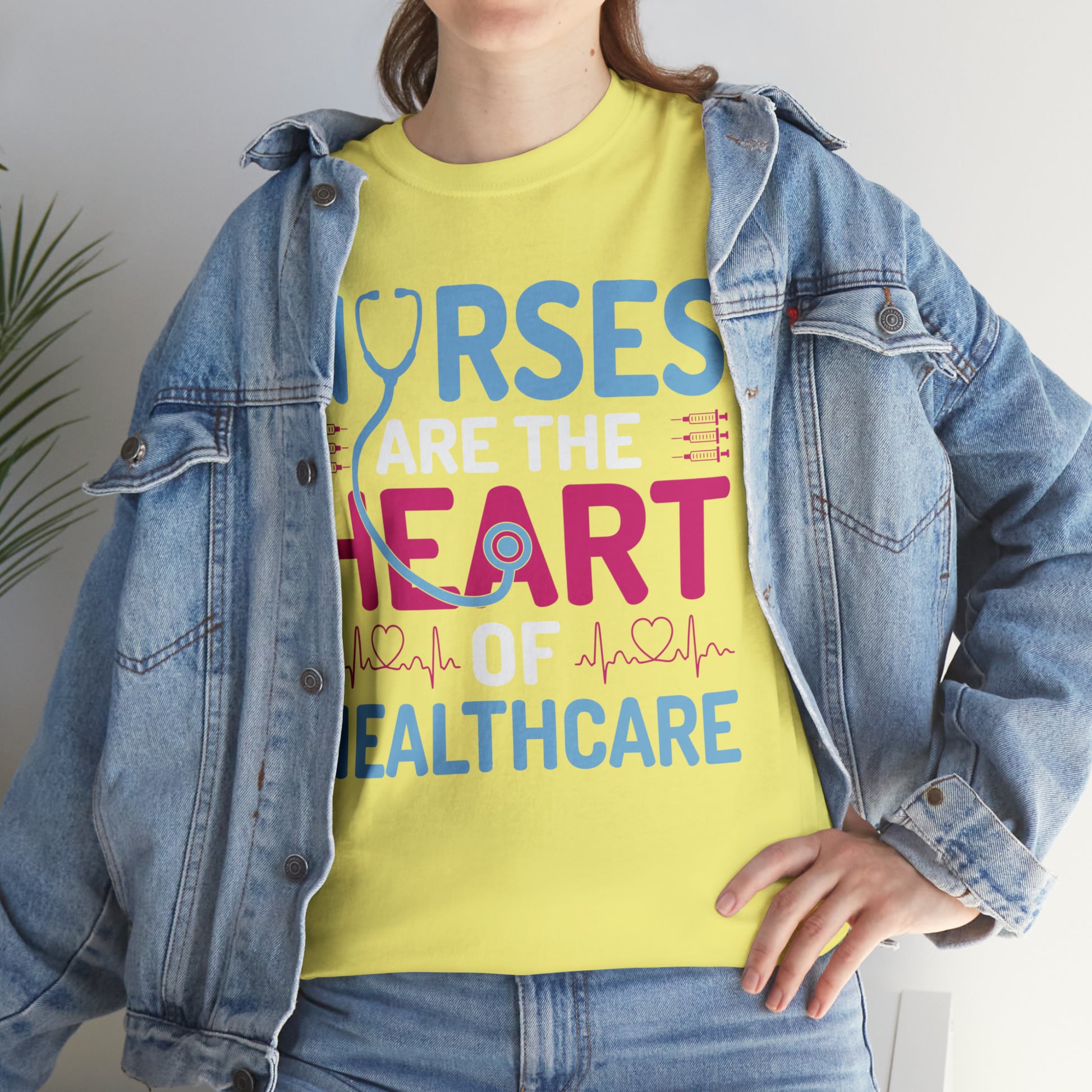 "Nurses Are The Heart Of Healthcare" T-Shirt - Weave Got Gifts - Unique Gifts You Won’t Find Anywhere Else!