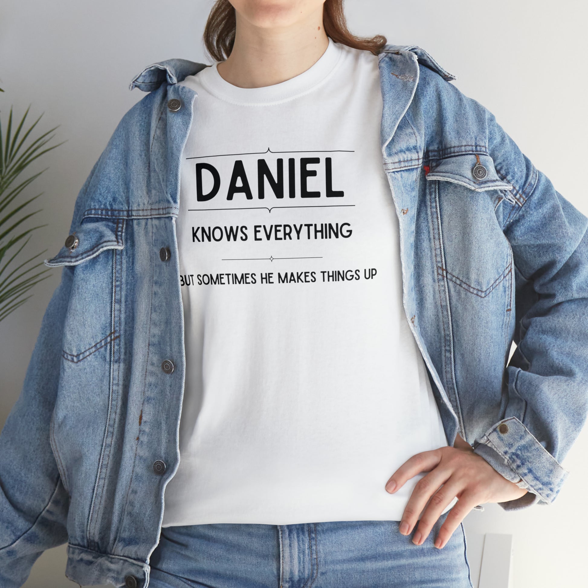 "Daniel Knows Everything" T-Shirt - Weave Got Gifts - Unique Gifts You Won’t Find Anywhere Else!