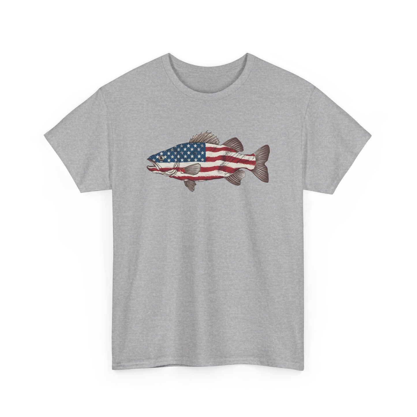 American Flag Fishing T-Shirt