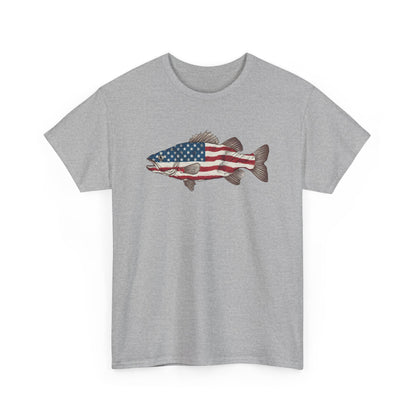 American Flag Fishing T-Shirt