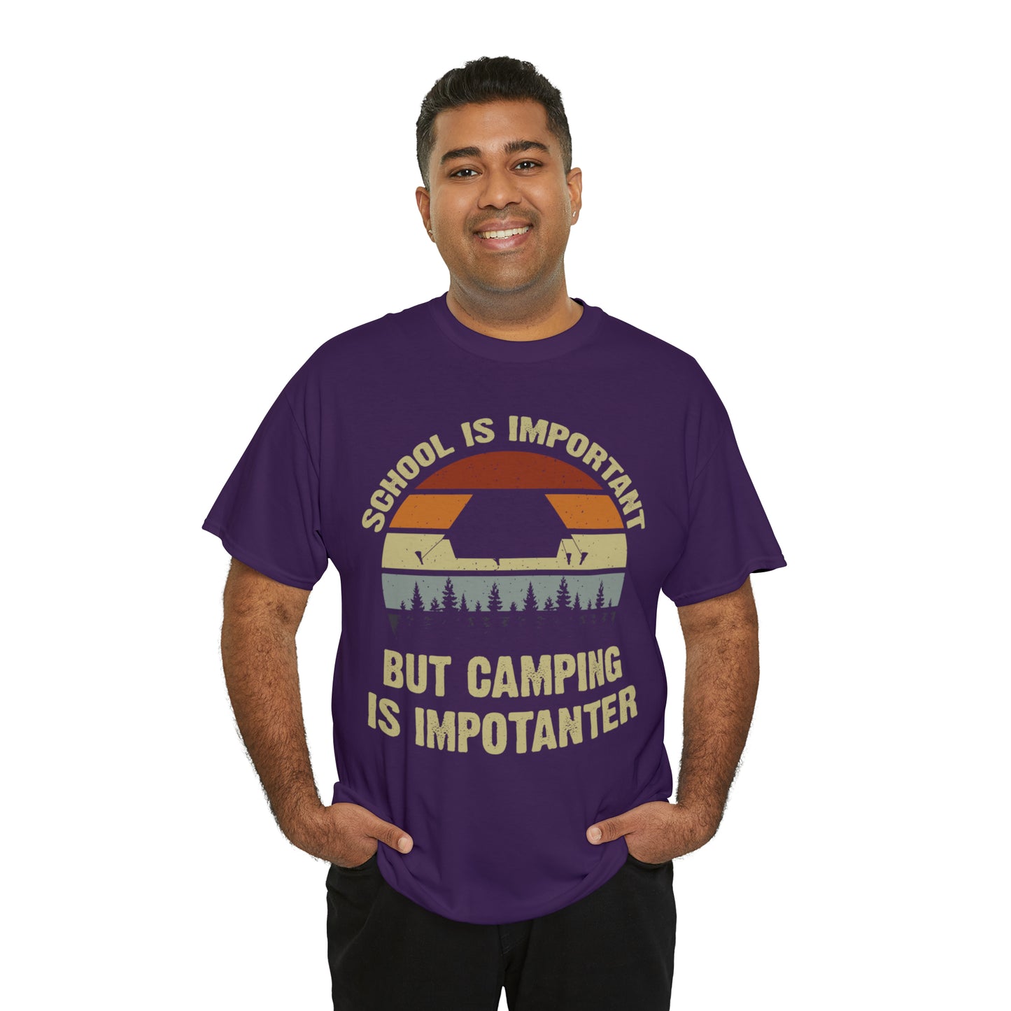 "Camping Is Importanter" T-Shirt - Weave Got Gifts - Unique Gifts You Won’t Find Anywhere Else!