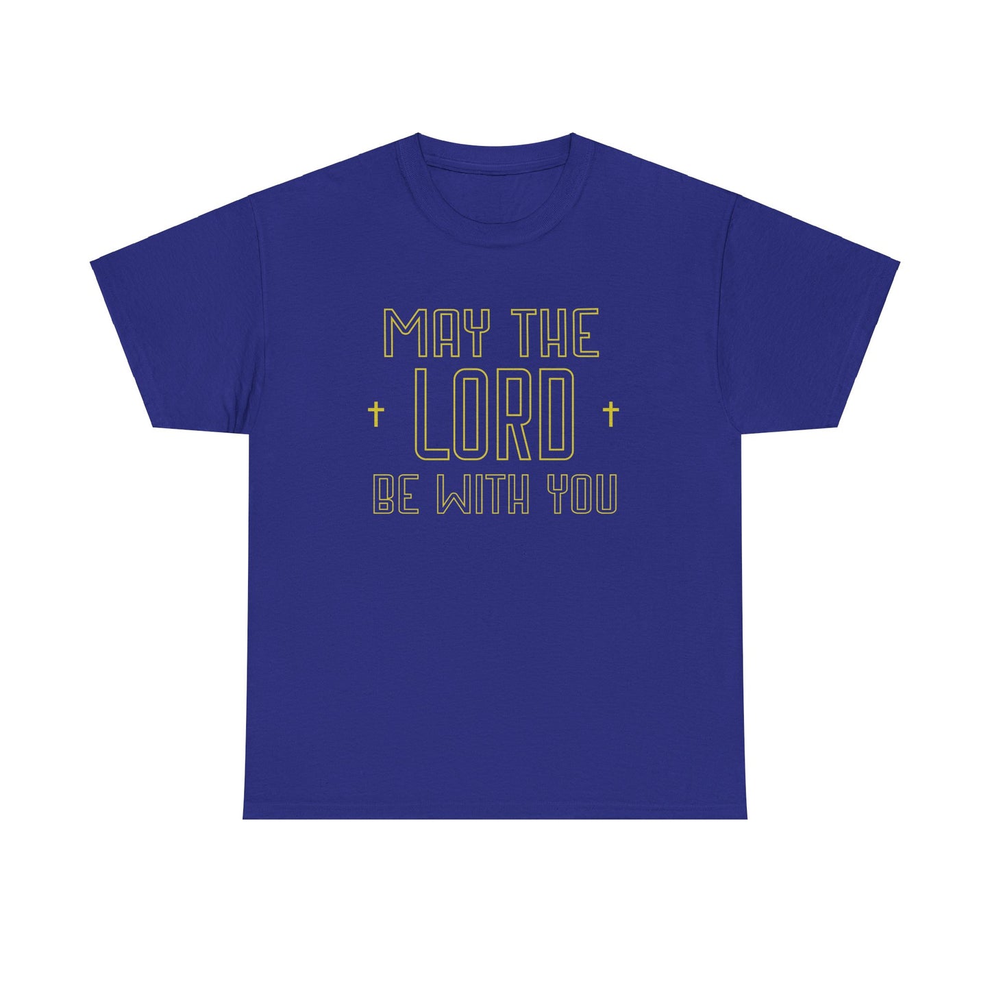 Cool Christian shirt with "May the Lord be with you" design
