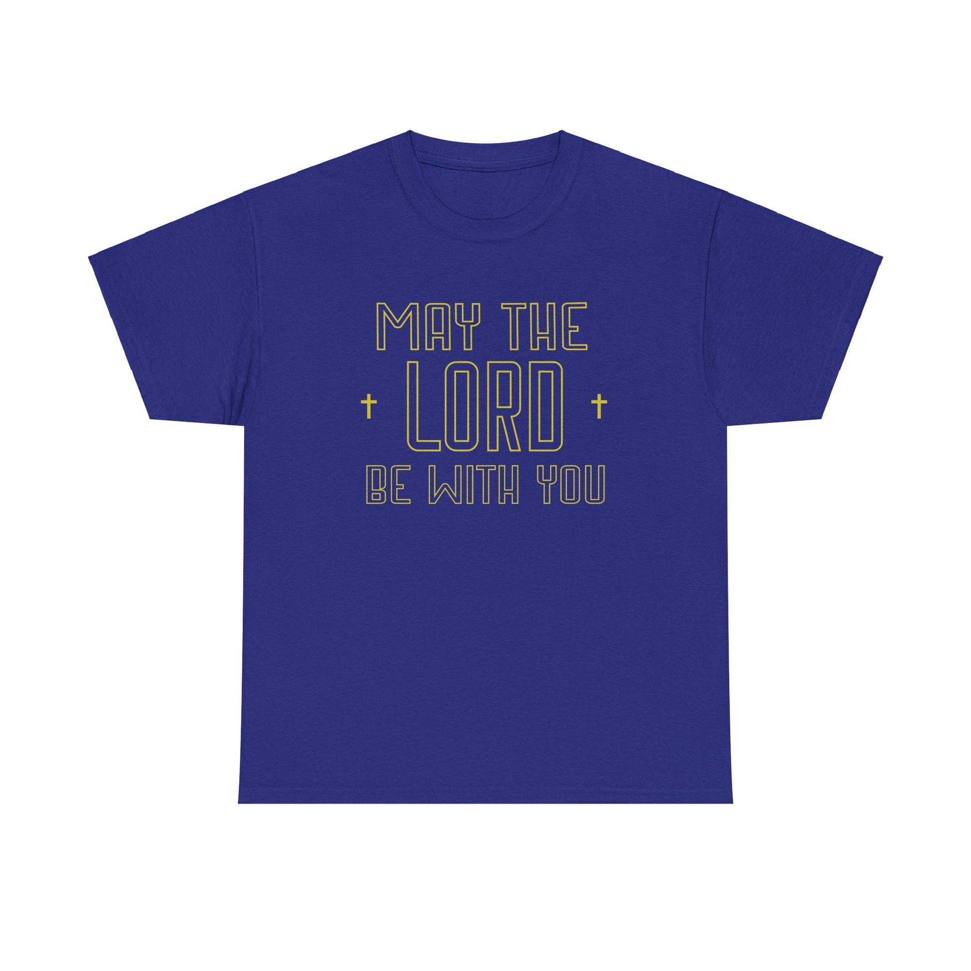 Cool Christian shirt with "May the Lord be with you" design
