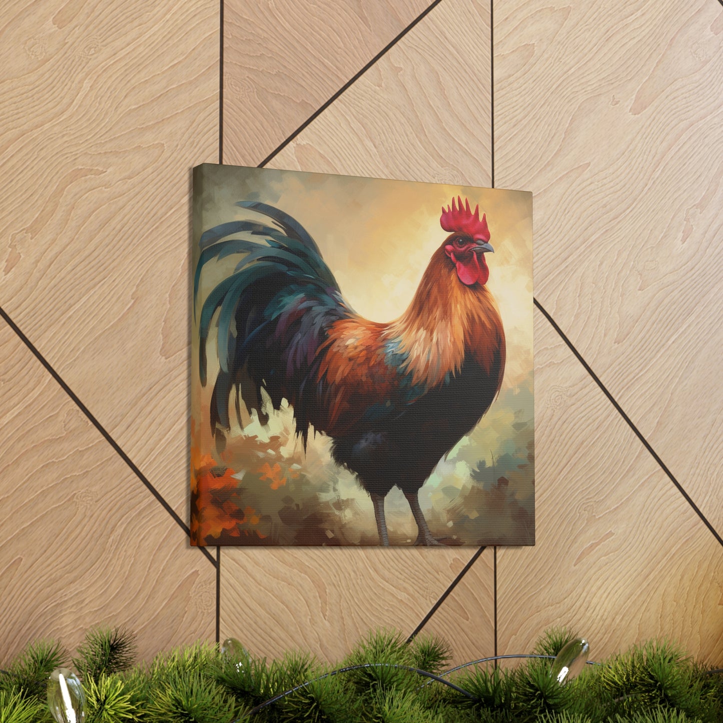 "Farm Rooster" Wall Art - Weave Got Gifts - Unique Gifts You Won’t Find Anywhere Else!