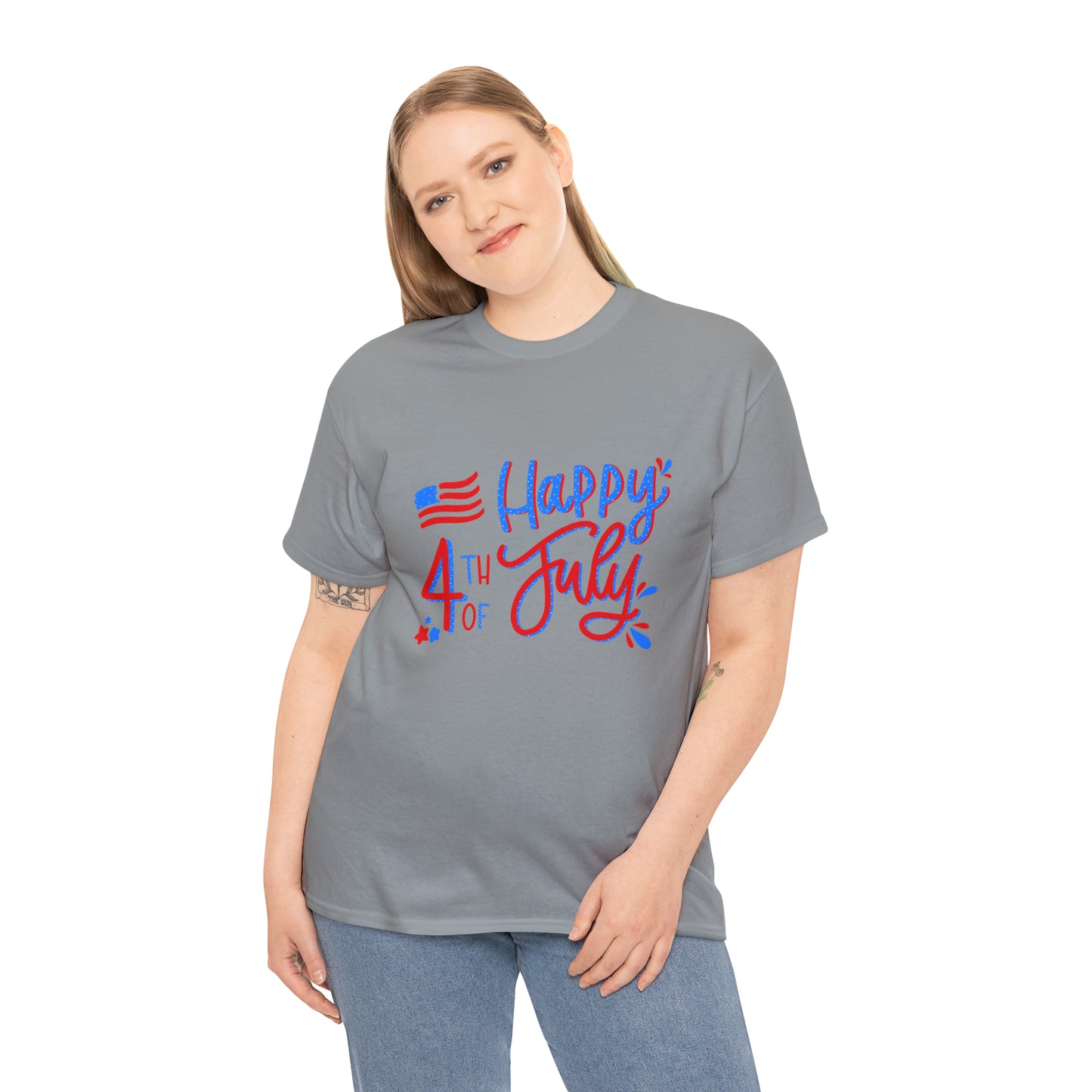 "Happy 4th Of July" T-Shirt - Weave Got Gifts - Unique Gifts You Won’t Find Anywhere Else!