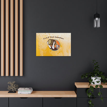 "It's 5 O' Clock Somewhere" Wall Art - Weave Got Gifts - Unique Gifts You Won’t Find Anywhere Else!