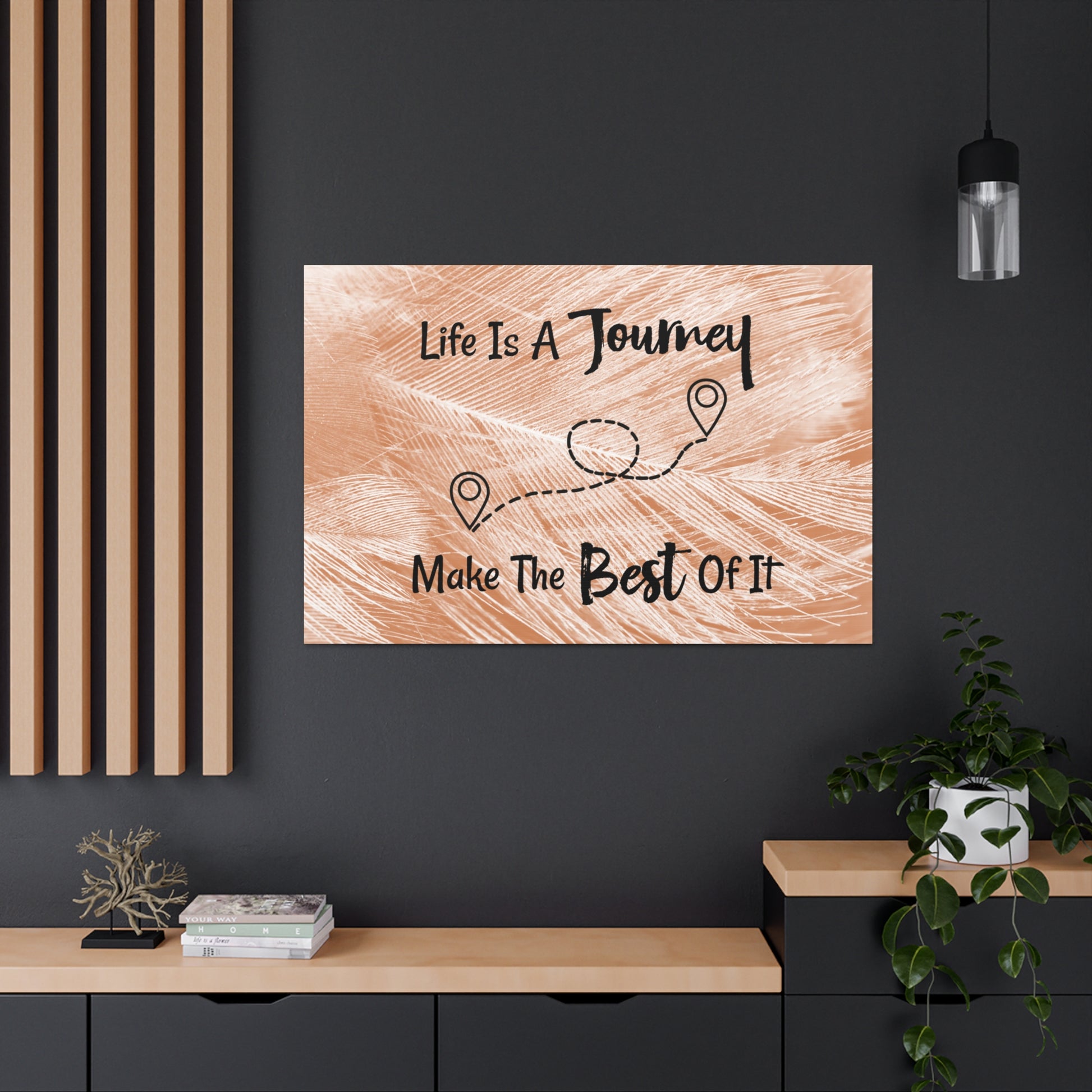 "Life Is A Journey, Make The Best Of It" Wall Art - Weave Got Gifts - Unique Gifts You Won’t Find Anywhere Else!