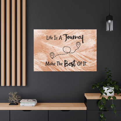 "Life Is A Journey, Make The Best Of It" Wall Art - Weave Got Gifts - Unique Gifts You Won’t Find Anywhere Else!