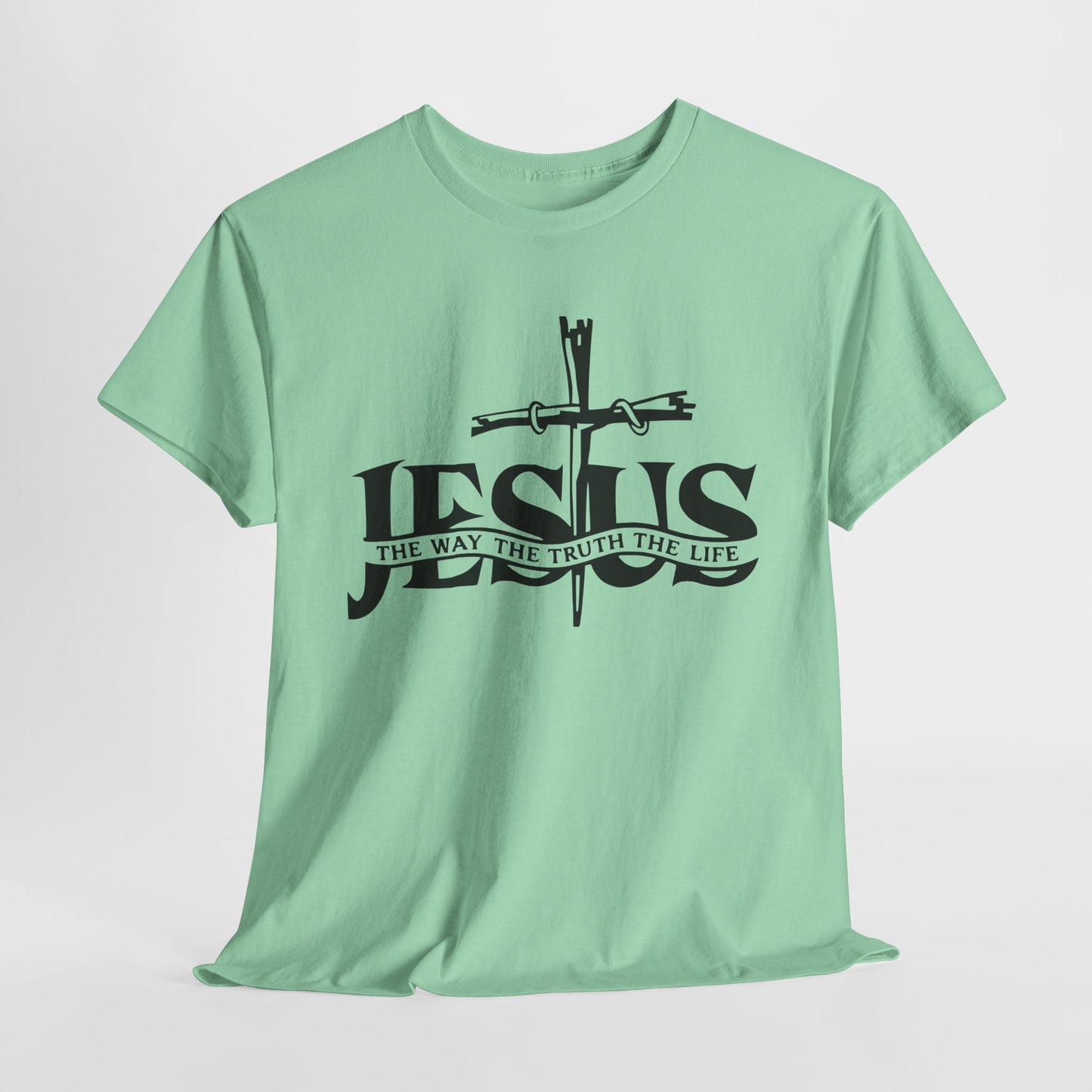 Inspirational scripture T-shirt for church, Bible study, and worship
