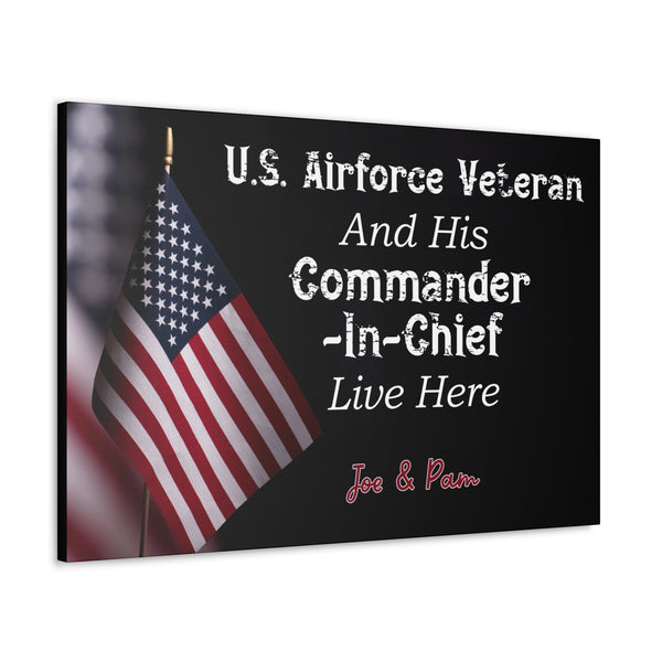 Custom "Us Airforce Veteran" Wall Art - Weave Got Gifts - Unique Gifts You Won’t Find Anywhere Else!