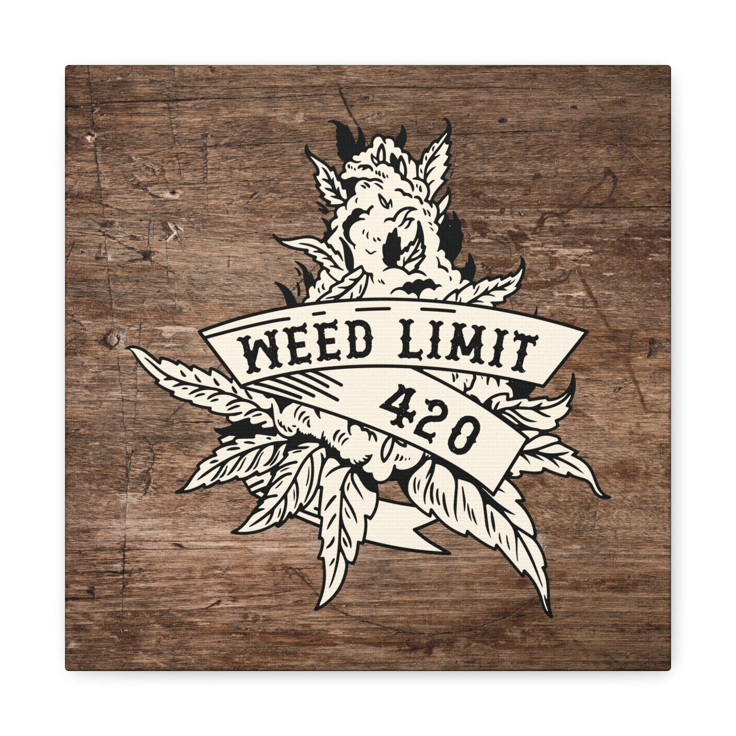 "Weed Limit 420" Wall Art - Weave Got Gifts - Unique Gifts You Won’t Find Anywhere Else!