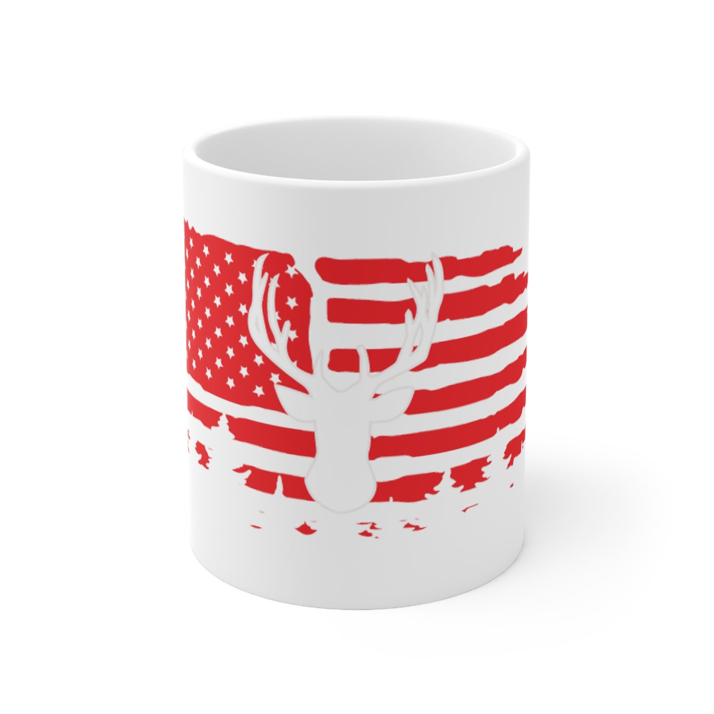 "American Deer" Coffee Mug - Weave Got Gifts - Unique Gifts You Won’t Find Anywhere Else!