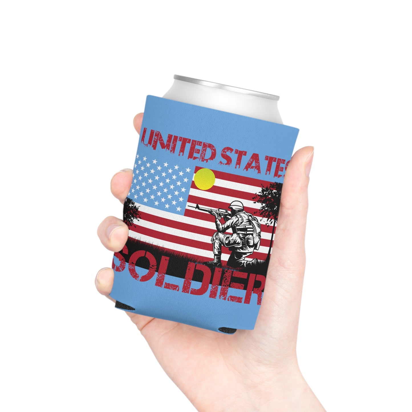 "United States Soldier" Can Cooler - Weave Got Gifts - Unique Gifts You Won’t Find Anywhere Else!