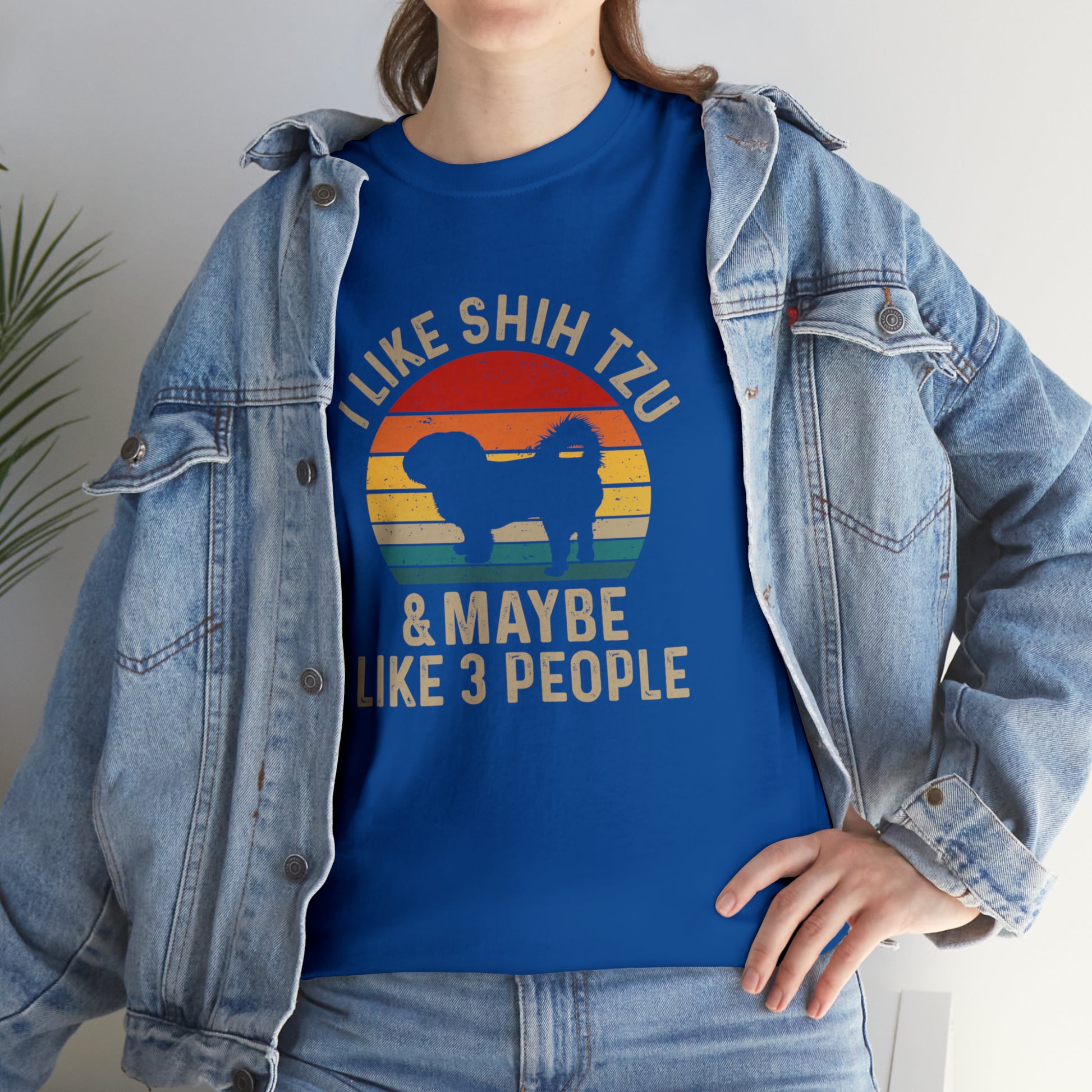 "I Like Shih-Tzu & Maybe Like 3 People" T-Shirt - Weave Got Gifts - Unique Gifts You Won’t Find Anywhere Else!