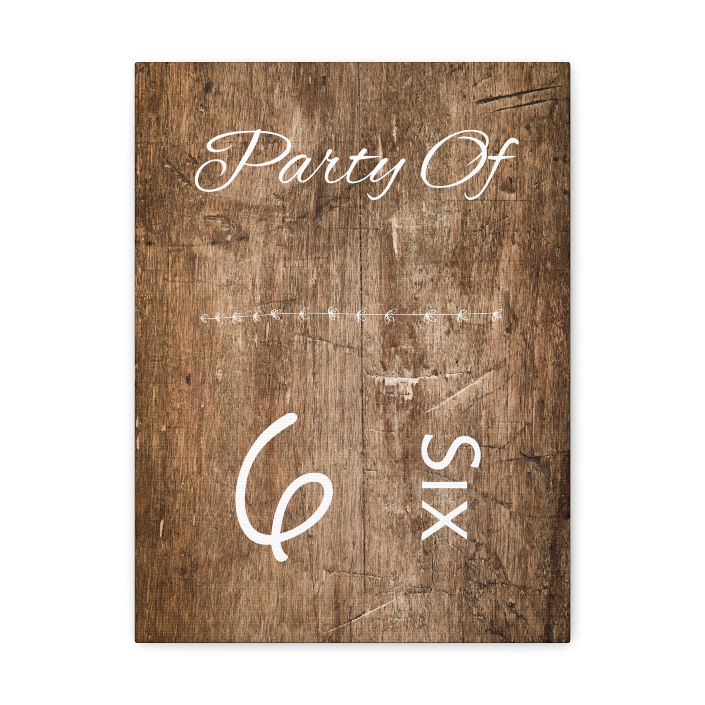 "Party Of 6" Wall Art - Weave Got Gifts - Unique Gifts You Won’t Find Anywhere Else!