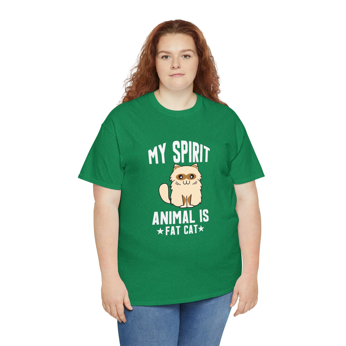 "Fat Cat Spirit Animal" T-Shirt - Weave Got Gifts - Unique Gifts You Won’t Find Anywhere Else!