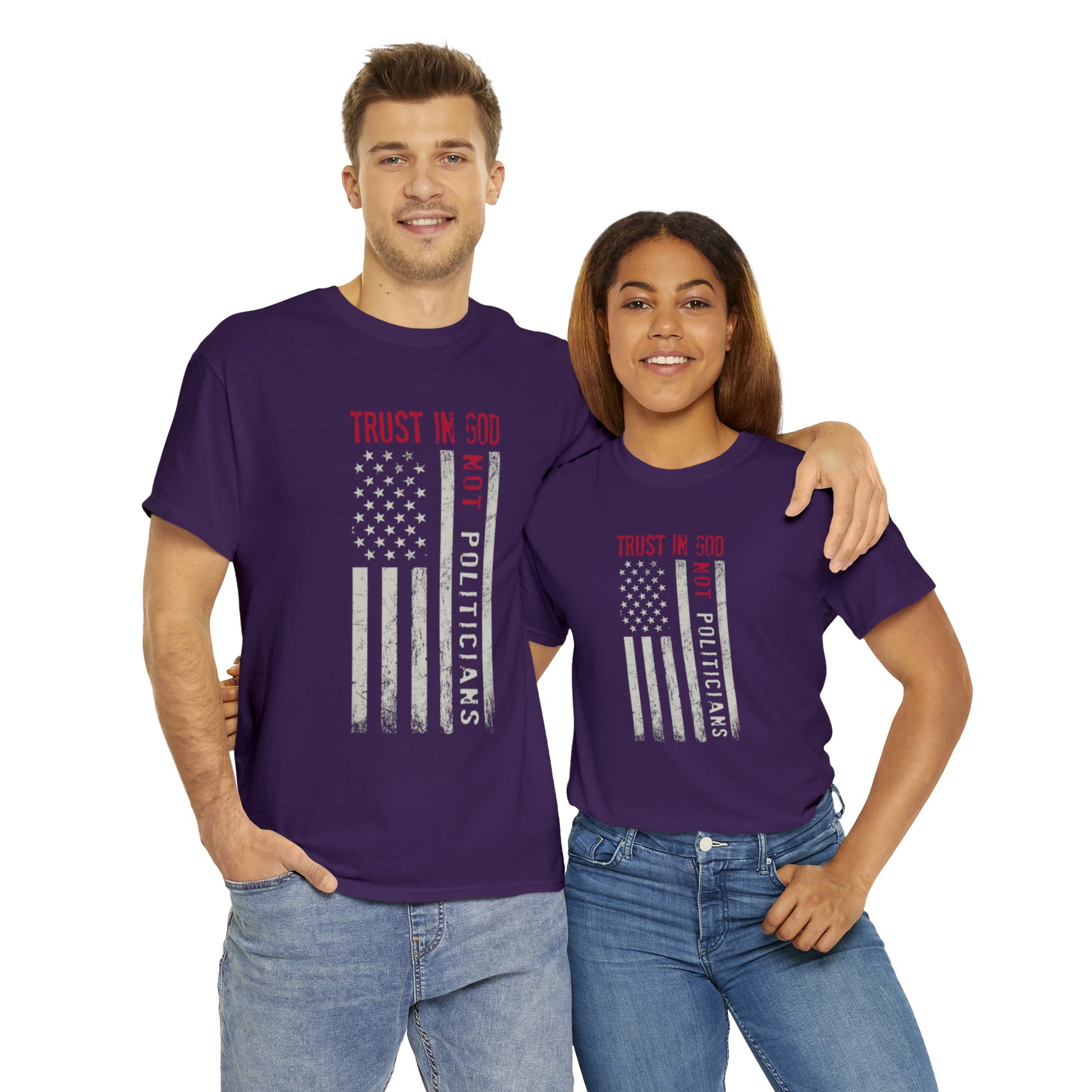 "Trust In God, Not Politicians" T-Shirt - Weave Got Gifts - Unique Gifts You Won’t Find Anywhere Else!