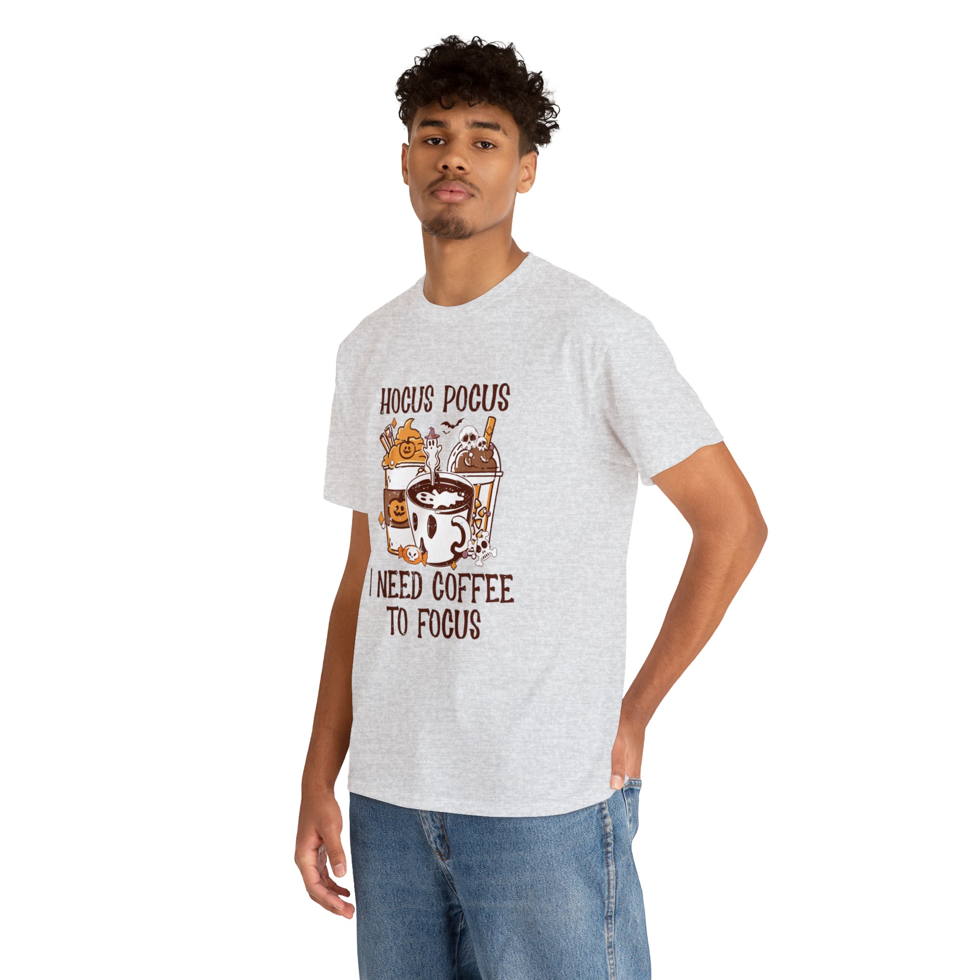 "Hocus Pocus, I Need Coffee To Focus" T-Shirt - Weave Got Gifts - Unique Gifts You Won’t Find Anywhere Else!