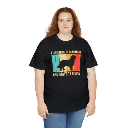 "Bernese Mountain Dog & 3 People" T-Shirt - Weave Got Gifts - Unique Gifts You Won’t Find Anywhere Else!